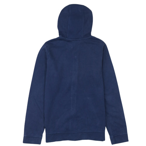 Nike Boys Blue Full Zip Hoodie XL (158-170cm) Classic Logo Fleece