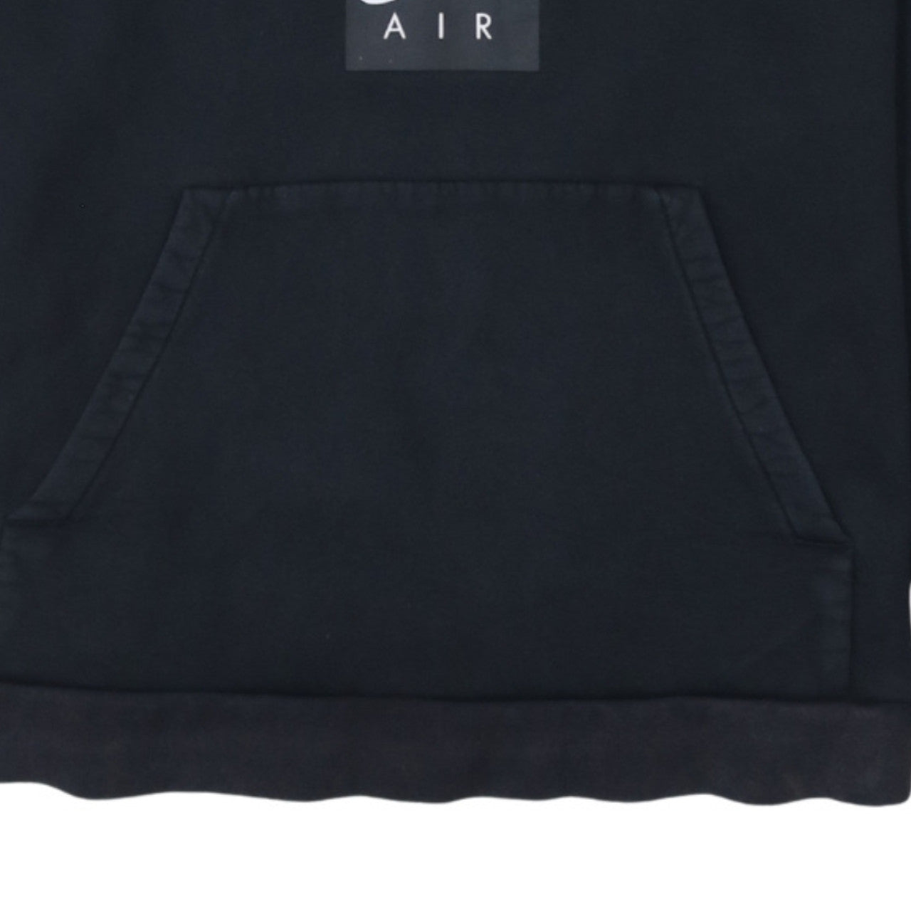 Nike Men's Black Pullover Hoodie L Graphic Logo Sportswear