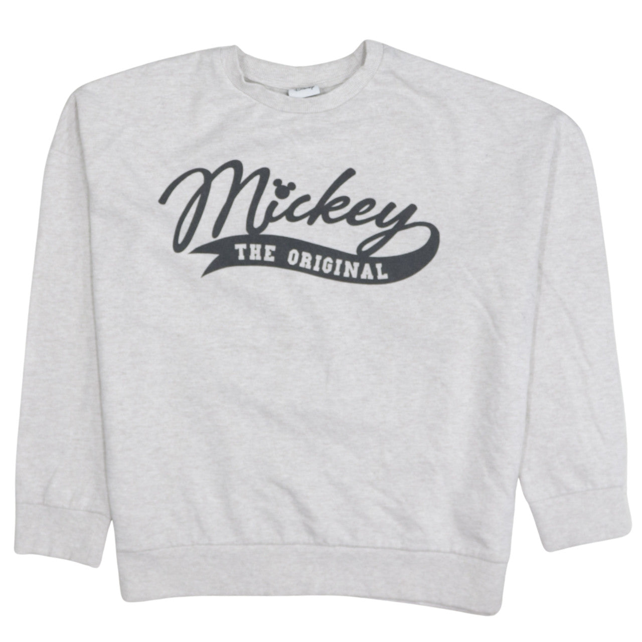Disney Women's Grey Mickey Original Pullover Sweatshirt UK 14