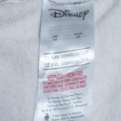 Disney Women's Grey Mickey Original Pullover Sweatshirt UK 14