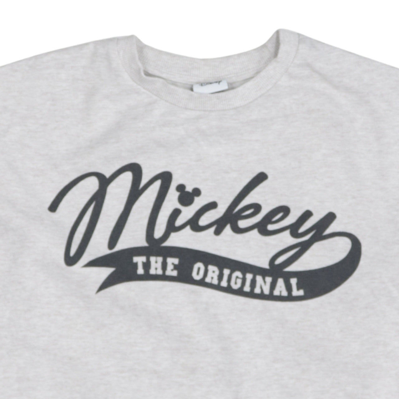 Disney Women's Grey Mickey Original Pullover Sweatshirt UK 14