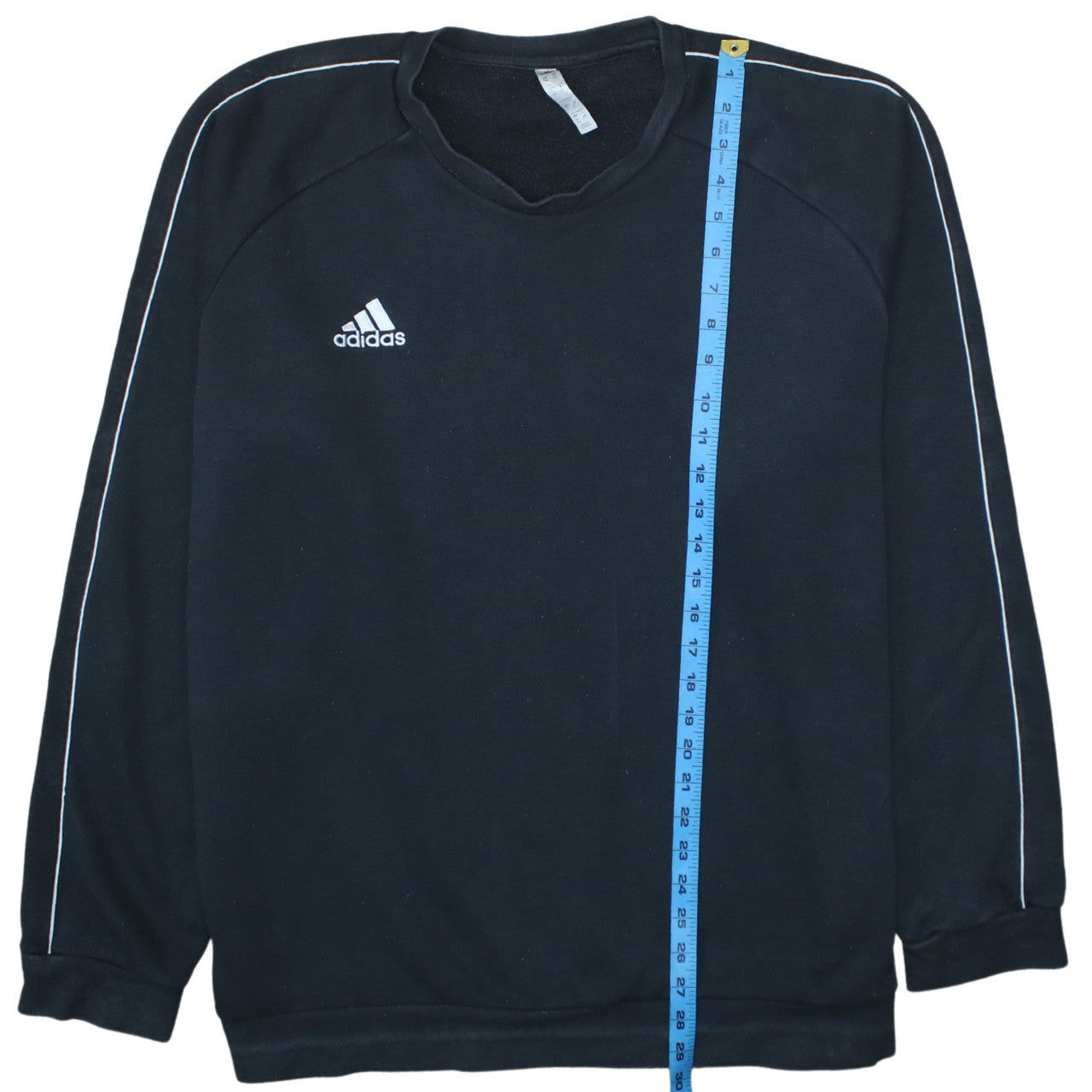 Adidas Men's Black 2XL Pullover Crew Neck Fleece Sweatshirt