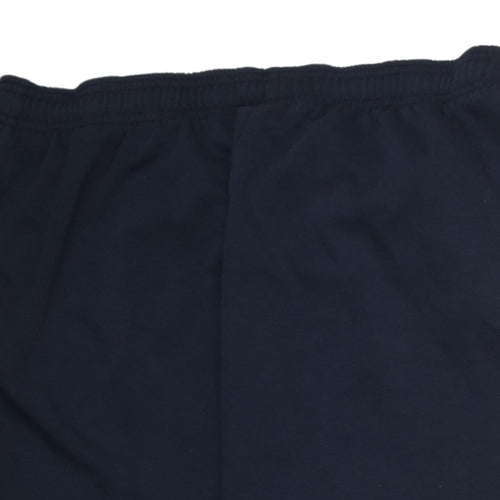 Ellesse Men Blue L Sweatpants Fleece Casual Trousers