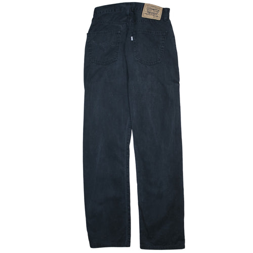 Levi's 551 Men's Black Denim Straight Jeans 29W 34L Regular Fit