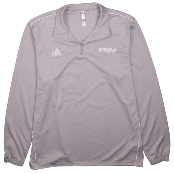 Adidas Men’s Grey XL 1/4 Zip Pullover Sweatshirt CESA Training Top