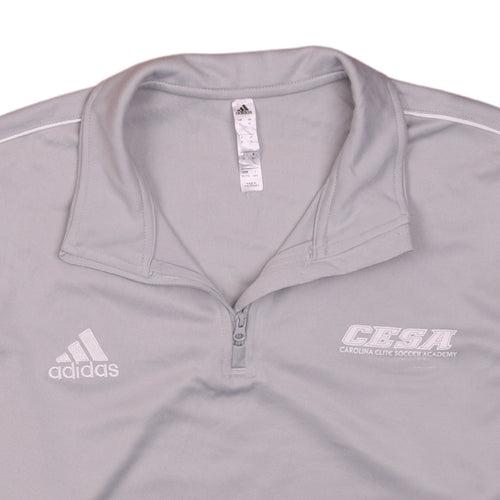Adidas Men’s Grey XL 1/4 Zip Pullover Sweatshirt CESA Training Top