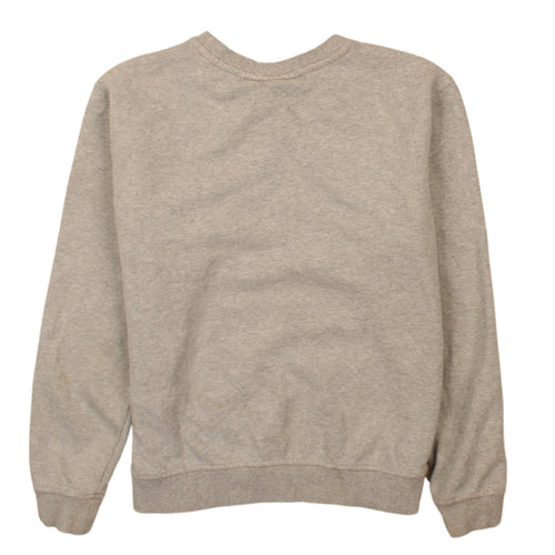 Fila Womens Grey Small Logo Crew Neck Pullover Sweatshirt