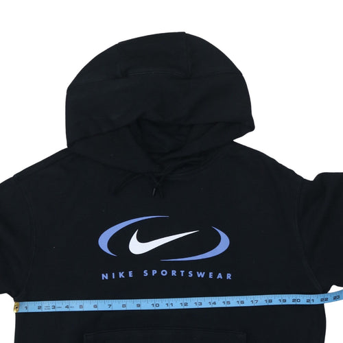 Nike Mens Black XS Pullover Hoodie Sportswear Graphic Sweatshirt