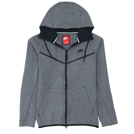 Nike Men's Grey Full Zip Sports Hoodie Size S Regular Fit