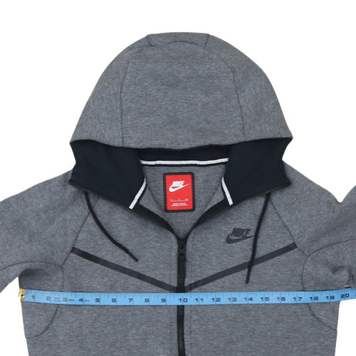 Nike Men's Grey Full Zip Sports Hoodie Size S Regular Fit
