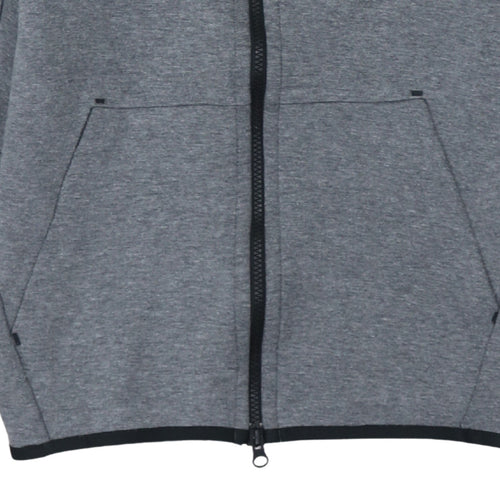 Nike Men's Grey Full Zip Sports Hoodie Size S Regular Fit
