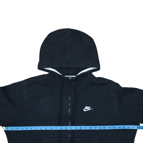 Nike Men's Black Full Zip Fleece Hoodie L Sportswear