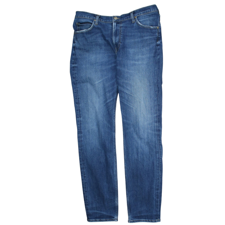 Lee Men's Blue Rider Straight Leg Jeans W36 L34 Regular Fit