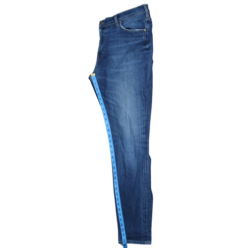 Lee Men's Blue Rider Straight Leg Jeans W36 L34 Regular Fit