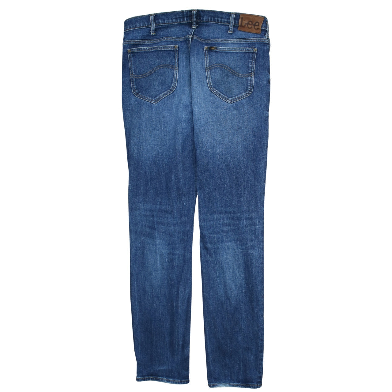 Lee Men's Blue Rider Straight Leg Jeans W36 L34 Regular Fit