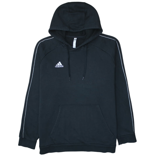 Adidas Mens Black 2XL Pullover Fleece Hoodie Sportswear