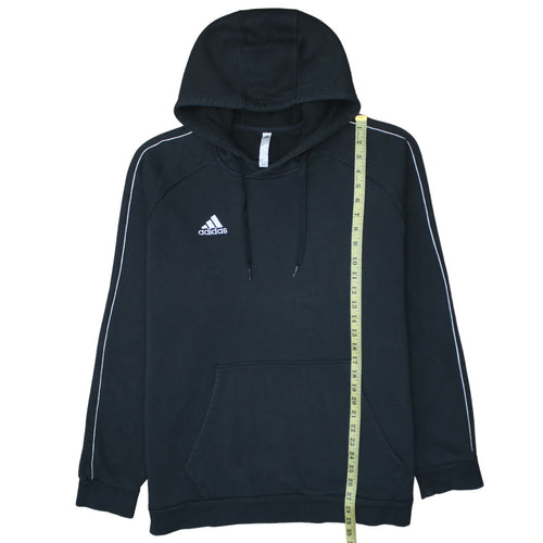 Adidas Mens Black 2XL Pullover Fleece Hoodie Sportswear