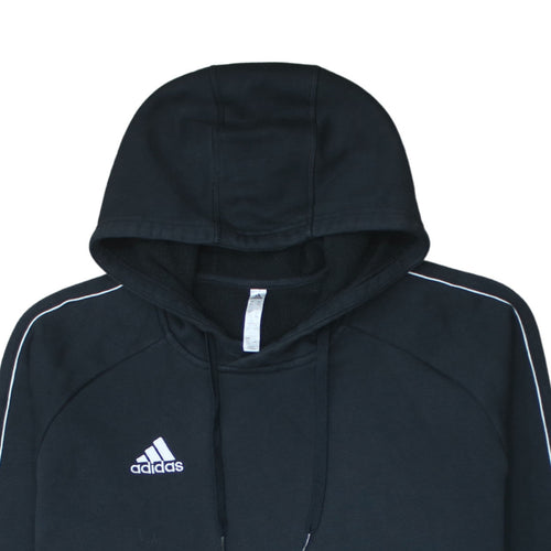 Adidas Mens Black 2XL Pullover Fleece Hoodie Sportswear
