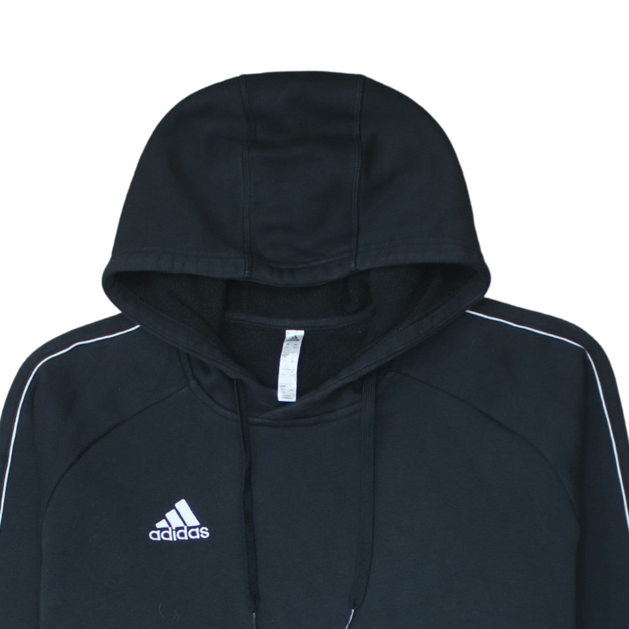Adidas Mens Black 2XL Pullover Fleece Hoodie Sportswear