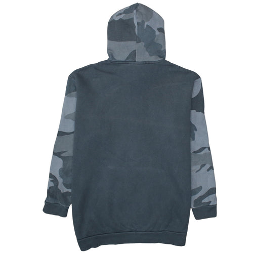 Adidas Mens Black XL Camouflage Sleeve Pullover Hoodie
