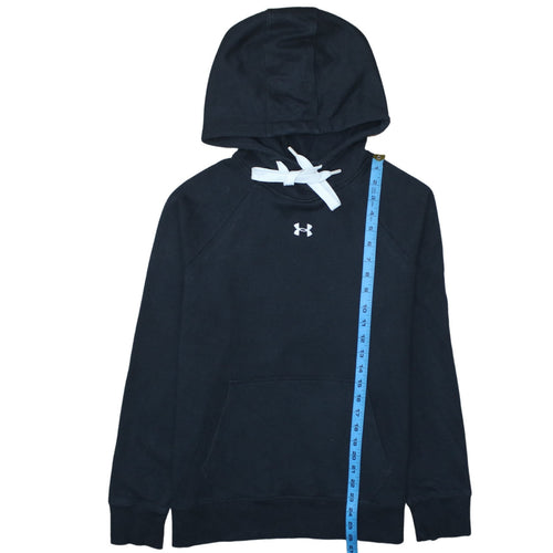 Under Armour Men's Black M Pullover Hoodie with Logo Pocket