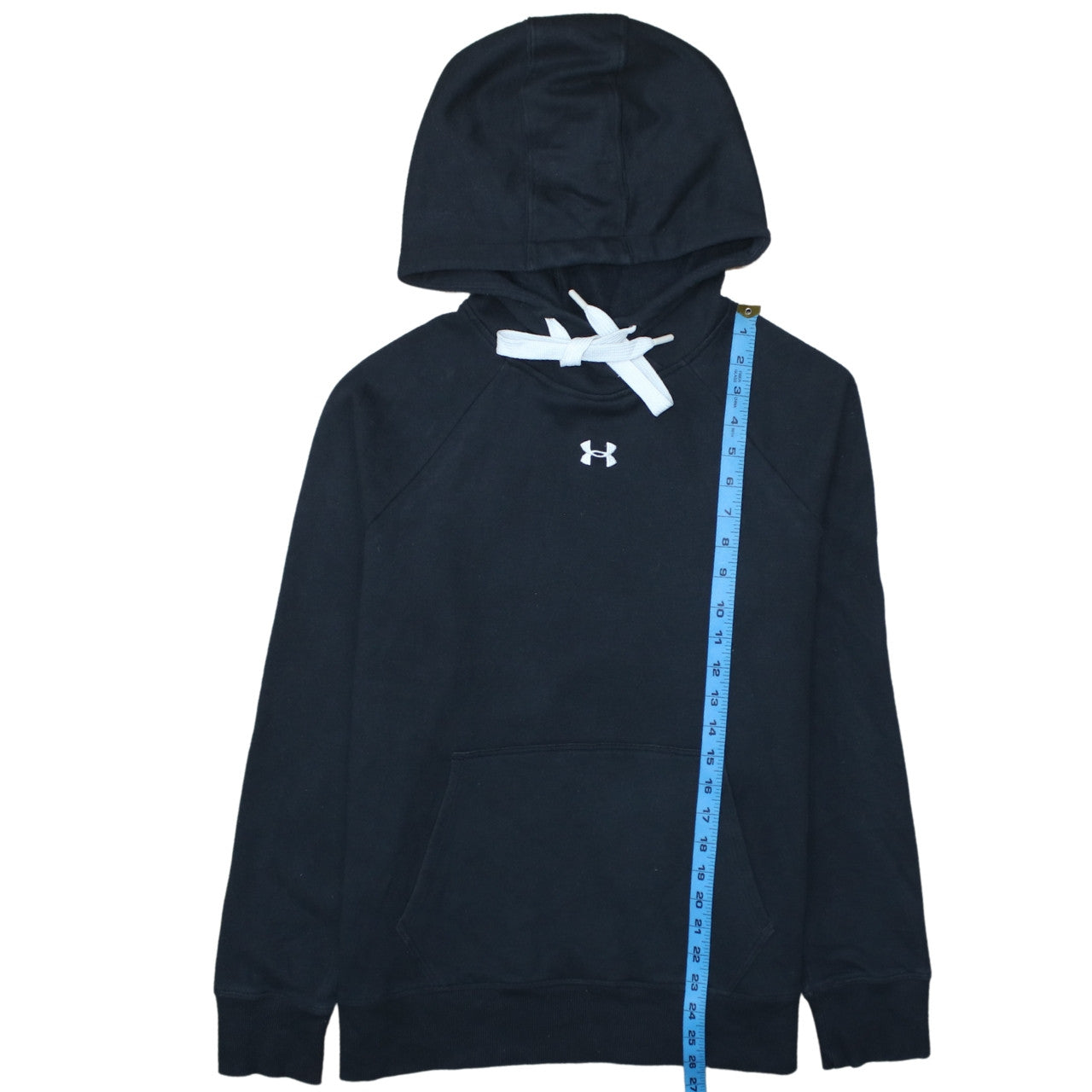 Under Armour Men's Black M Pullover Hoodie with Logo Pocket
