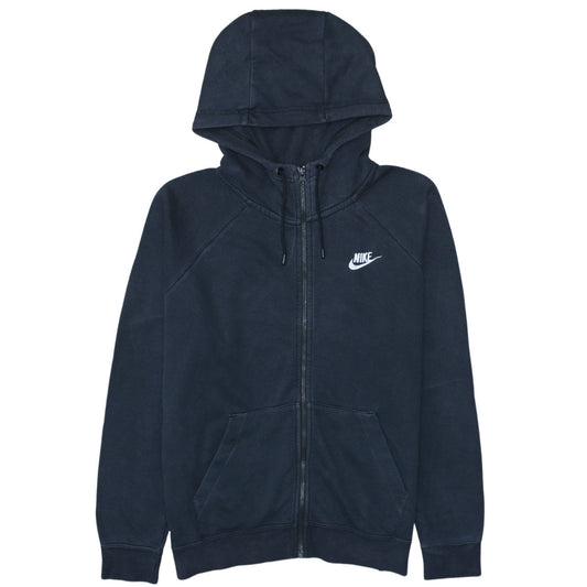 Nike Men Black Full Zip Hoodie M Regular Fit Sportswear