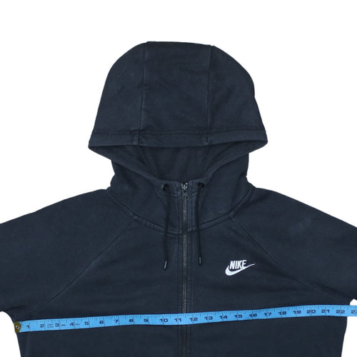 Nike Men Black Full Zip Hoodie M Regular Fit Sportswear