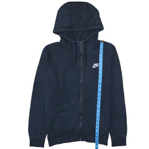 Nike Men Black Full Zip Hoodie M Regular Fit Sportswear