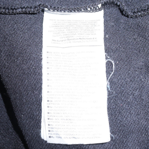 Nike Men Black Full Zip Hoodie M Regular Fit Sportswear