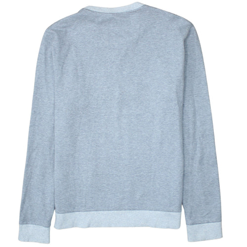 Hugo Boss Men's Grey Crew Neck Logo Pullover Sweatshirt L