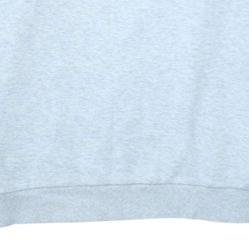 Hugo Boss Men's Grey Crew Neck Logo Pullover Sweatshirt L
