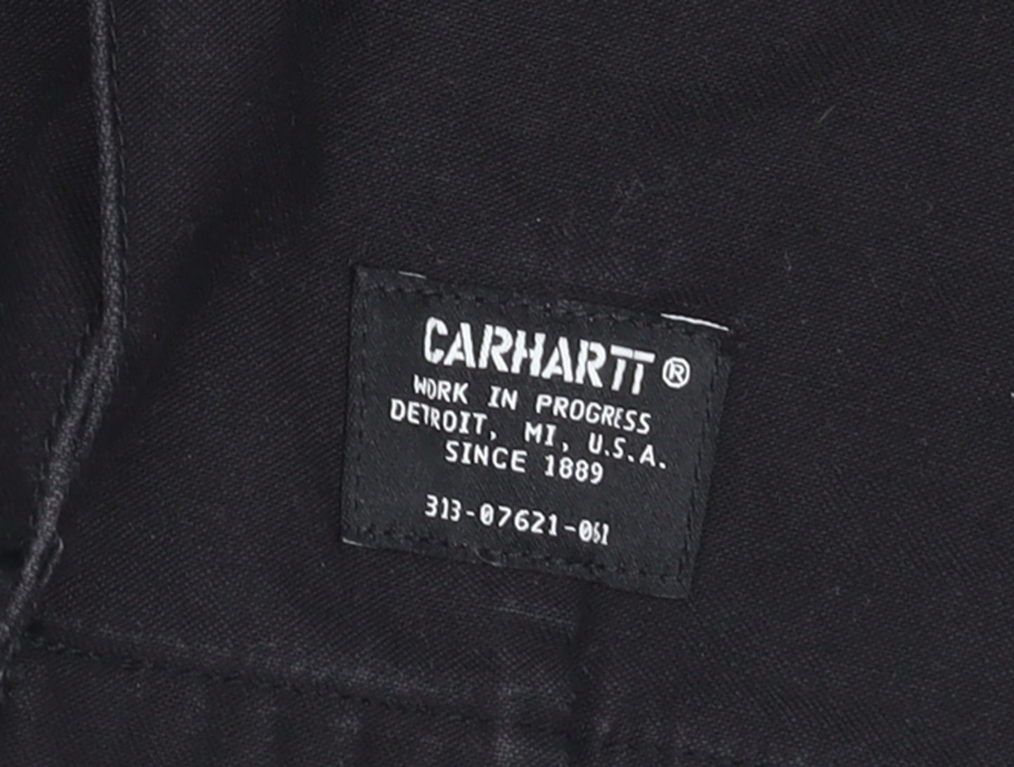 Carhartt Men Black L Long Sleeve Cotton Button-Up Workwear Shirt