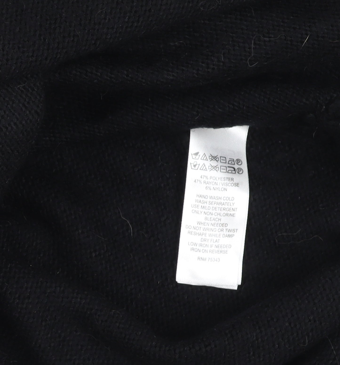 Tahari Women's Black Knit Long Button Coatigan Size XL