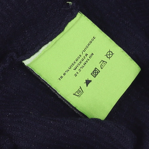 Feraud Men's Blue Knit Crew Neck Pullover Jumper Size M
