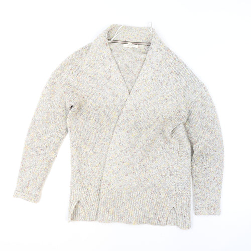 White Stuff Women's Multicoloured Chunky Knit Cardigan UK 10