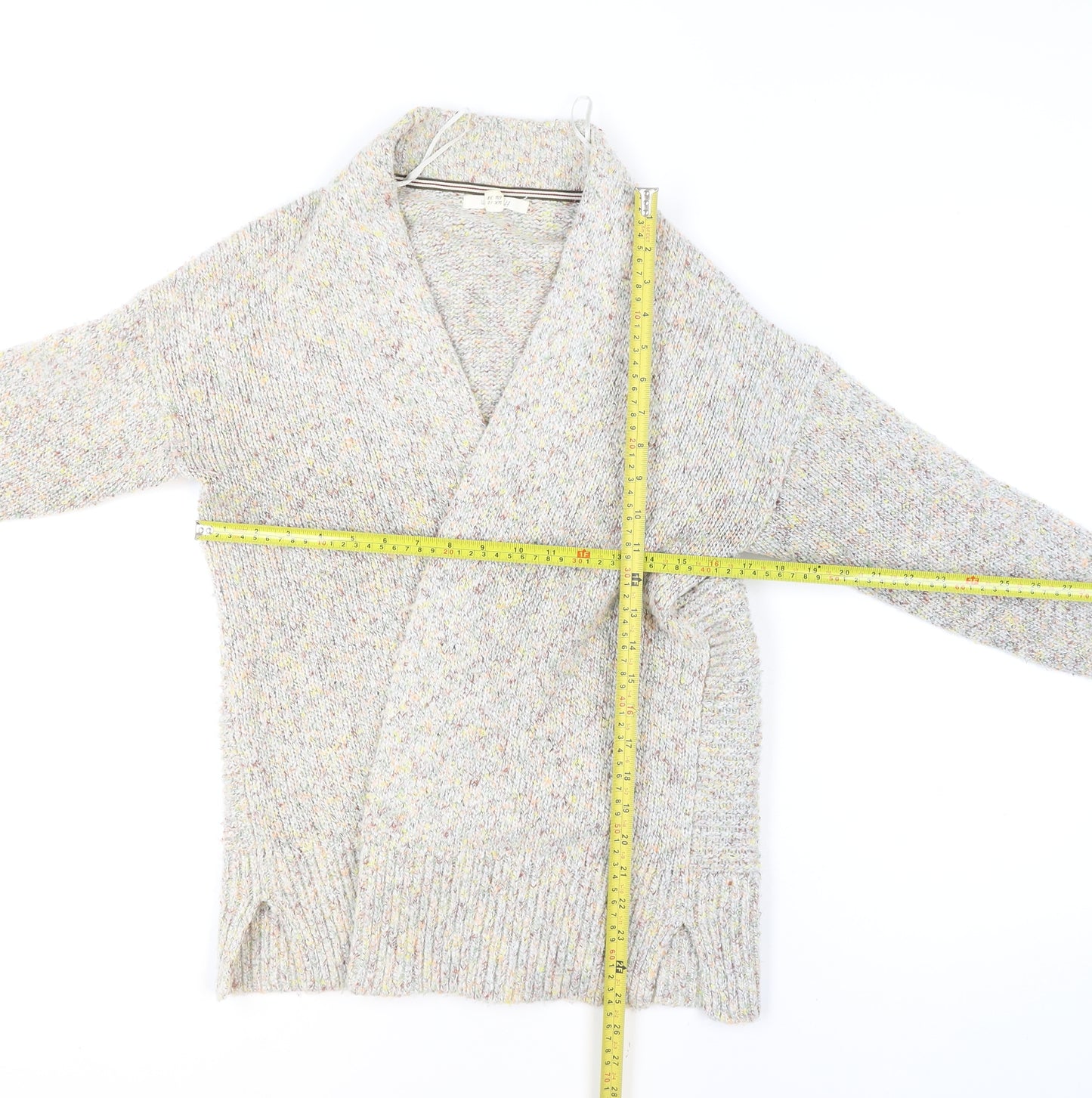 White Stuff Women's Multicoloured Chunky Knit Cardigan UK 10