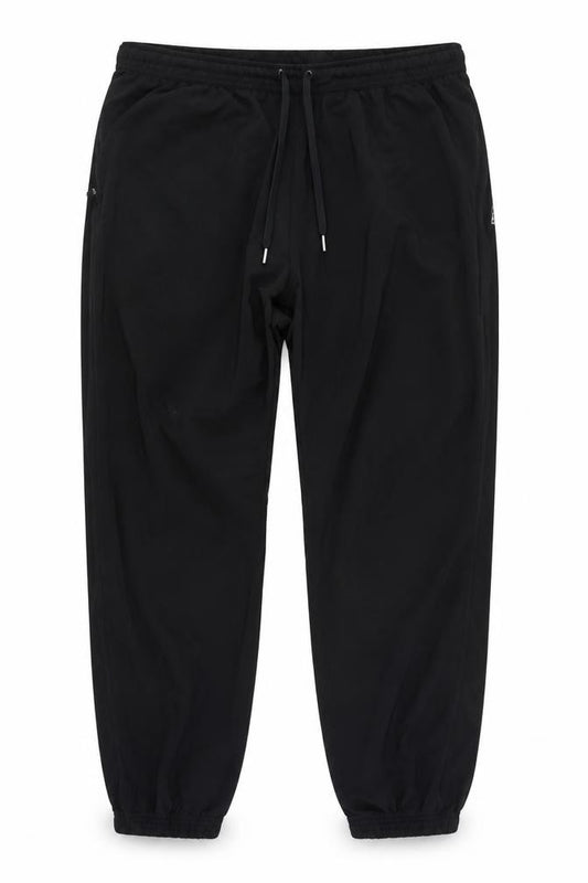 Front view of Decathlon Men's Black Jogger Activewear Trousers M Quick Dry