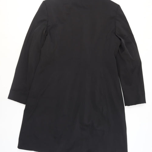 Florence + Fred Women's Black Long Trench Coat Size 14