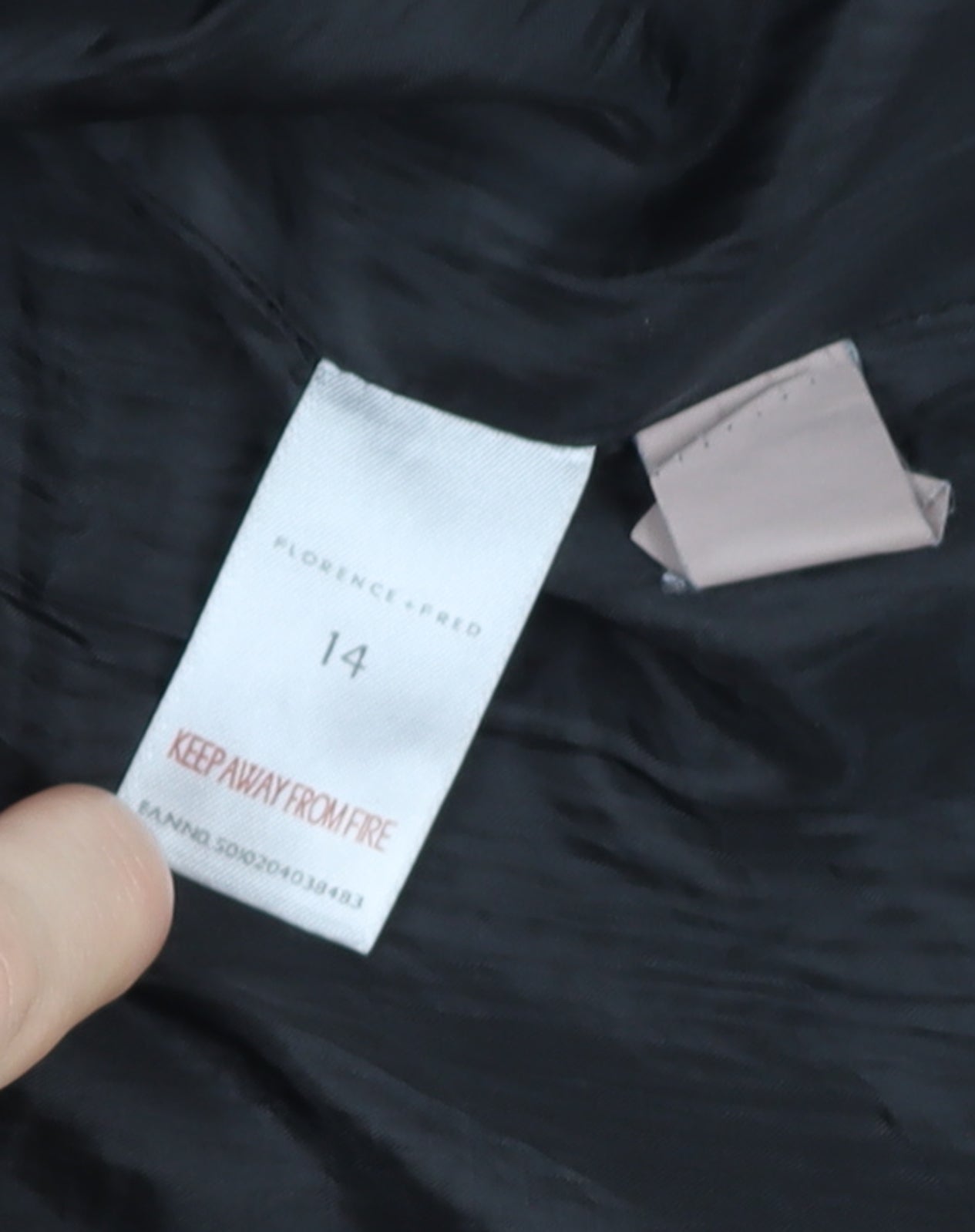 Florence + Fred Women's Black Long Trench Coat Size 14