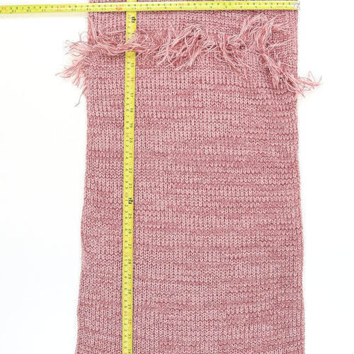 PrettyLittleThing Women Pink Size 12 Knit Tassel Bodycon Midi Dress