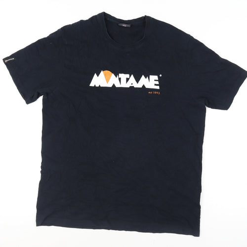 Montane Men's Black Large Active T-Shirt Outdoor Hiking Top