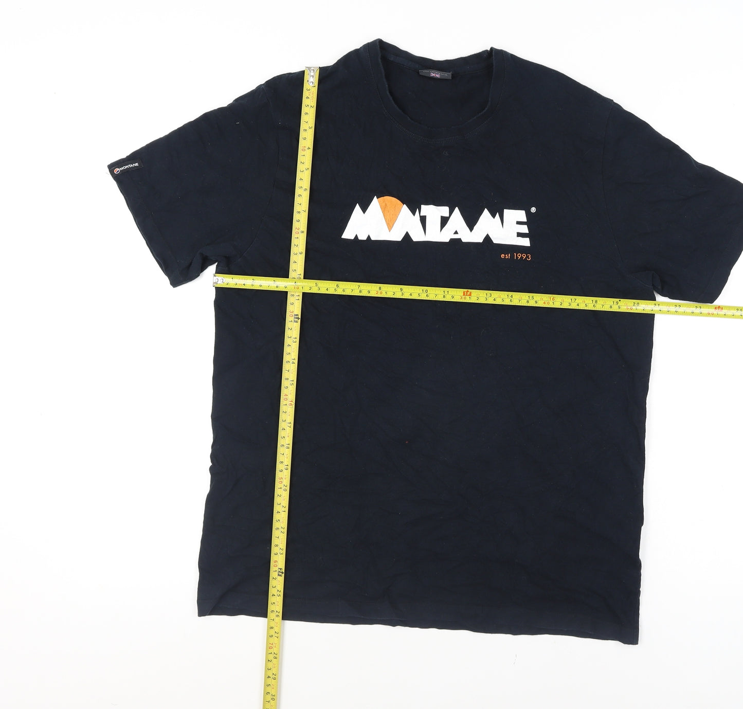 Montane Men's Black Large Active T-Shirt Outdoor Hiking Top
