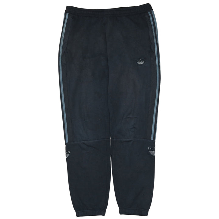 Adidas Men Black Jogger Fleece Activewear Trousers Size L