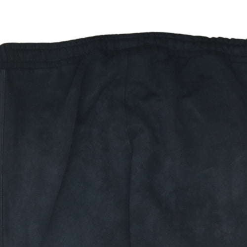 Adidas Men Black Jogger Fleece Activewear Trousers Size L