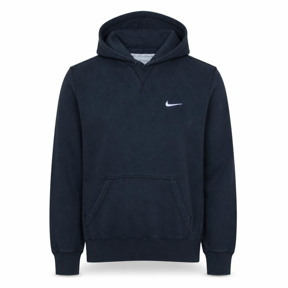 Nike Men's Blue Pullover Hoodie L Sports Cotton Sweatshirt