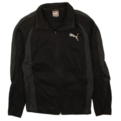 Puma Men's Black Small Track Jacket Full Zip Activewear