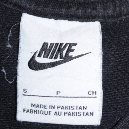 Nike Men's Black Fleece Pullover Sweatshirt Size S Regular Fit
