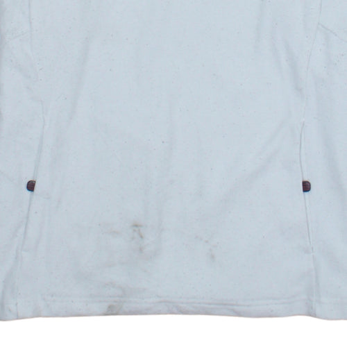 Adidas Women White Size 14 Long Sleeve Pullover Sweatshirt