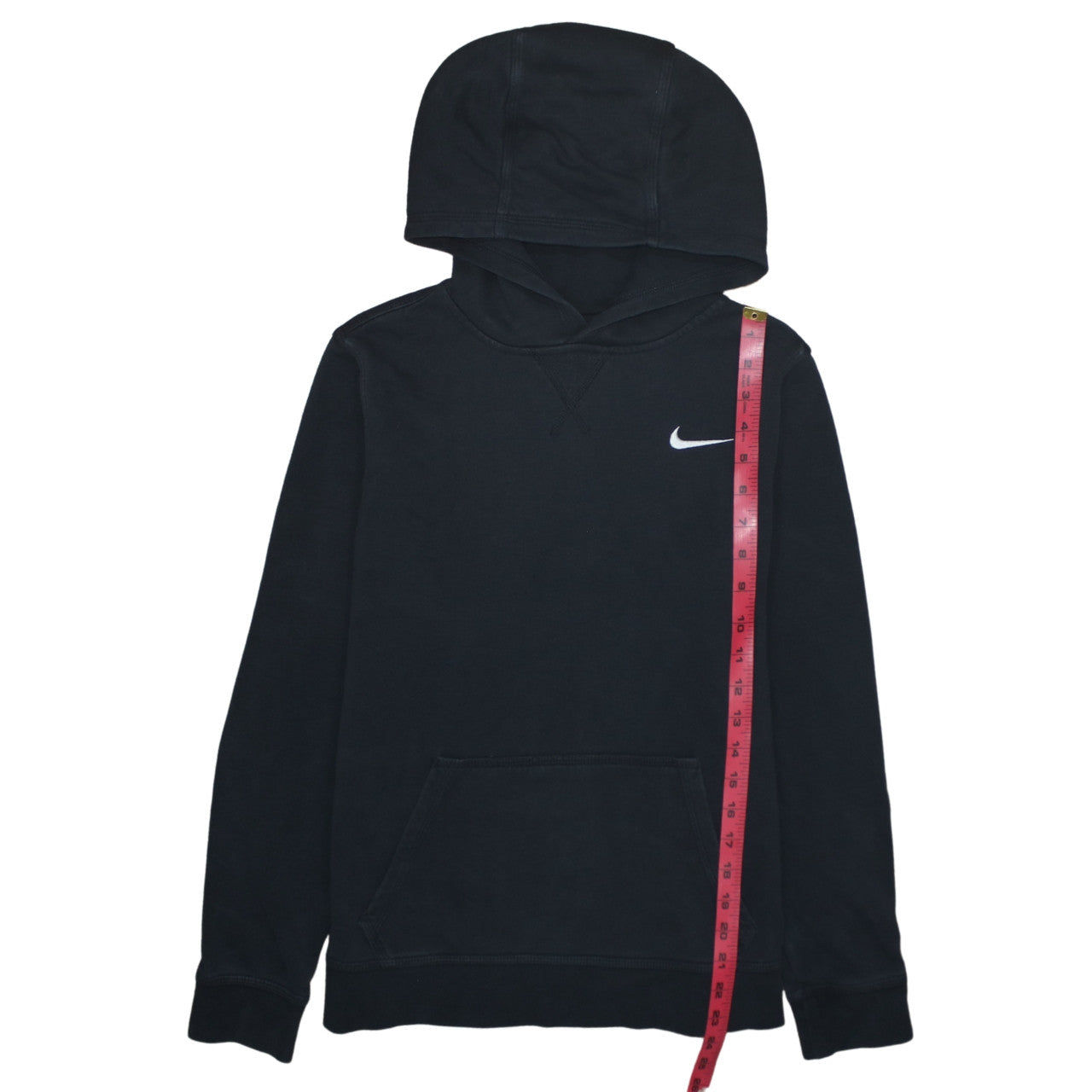 Nike Boys Black XL Pullover Hoodie Sweatshirt Cotton Blend Fleece
